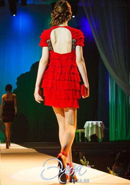Вечернее платье Ядвига (красное)